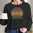 26 Years Old 26Th Birthday Gift Decorations 1995 Men Women Women Long Sleeve Tshirt