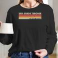 2Nd Grade Teacher Funny Job Title Profession Worker Women Long Sleeve Tshirt