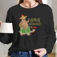 Adios Bitchachos Mexican Cinco De Mayo Sloth Turtle Women Long Sleeve Tshirt