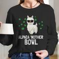 Alpaca Nother Bowl Funny Marijuana Cbd Weed Smoker Graphic Design Printed Casual Daily Basic Women Long Sleeve Tshirt