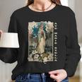 Ave Maris Stella Lady Blessed Mother Mary Latin Women Long Sleeve Tshirt