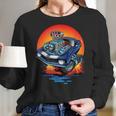 Awesome Classic Sixties Muscle Car Funny Hot Rod Cartoon Women Long Sleeve Tshirt