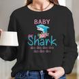 Baby Shark Doo Doo Doo Floral Women Long Sleeve Tshirt