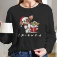 Baby Yoda And Baby Gizmo Santa Friends Christmas Women Long Sleeve Tshirt