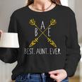 Bae Best Aunt Ever Arrows Logo Women Long Sleeve Tshirt