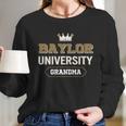 Baylor University Grandma Great Gift For Grandparents Women Long Sleeve Tshirt