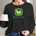 Beefcake Merchandise Googan Squad Beef Cake Llama Women Long Sleeve Tshirt