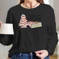 Blood Type Little Debbie Inspired Christmas Tree Snack Cake Women Long Sleeve Tshirt