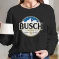 Busch Beer Logo Tee Women Long Sleeve Tshirt