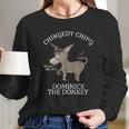 Chingedy Ching Hee Haw Hee Haw Donkey Women Long Sleeve Tshirt