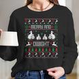 Christmas Merry And Dwight Ugly Christmas Sweater Women Long Sleeve Tshirt