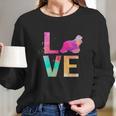 Colorful Cocker Spaniel Dog Mom Women Long Sleeve Tshirt