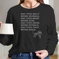 The Cowboy Prayer Horse Stallion Tee Women Long Sleeve Tshirt