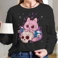 Cute Anime Kawaii Cat Aesthetic Kawaii Pastel Goth Halloween Men Women T-Shirt Graphic Print Casual Unisex Tee Women Long Sleeve Tshirt