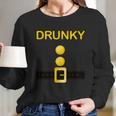 Cute Halloween Funny Halloween Day Drunky Dwarf Costume Women Long Sleeve Tshirt