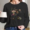 Dabbing Krampus Christmas Women Long Sleeve Tshirt