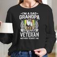 A Dad Grandpa And Vietnam Veteran Proud Retired Soldier Gift Women Long Sleeve Tshirt