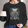 Daddy Shark Skull Biker Best Christmas Gifts For Dad Women Long Sleeve Tshirt