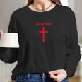 Deus Vult God Wills Crusader Tee Women Long Sleeve Tshirt