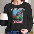 Floyd Farmhouse Red Rooster Coffee Women Long Sleeve Tshirt