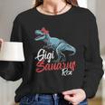 Funny Grandmother Gift Gigisaurus Dinosaur Women Long Sleeve Tshirt