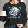 Gamesolotl Axolotl Video Gamer Kawaii Pastel Goth Anime Boys V2 Men Women T-Shirt Graphic Print Casual Unisex Tee Women Long Sleeve Tshirt