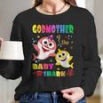 Godmother Of The Baby Shark Birthday Women Long Sleeve Tshirt