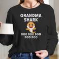 Grandma Shark Baby Shark Doo Doo Doo Women Long Sleeve Tshirt