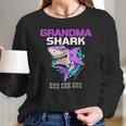 Grandma Shark Mothers Day Gift From Husband Son Women Long Sleeve Tshirt