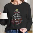 Intensive Care Unit Nurse Techs Secretary Icu Christmas Crew Women Long Sleeve Tshirt