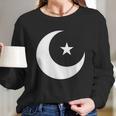 Islam Symbol Muslim Allah 5 Percent Star Nation Of Gods Gift Cool Gift Women Long Sleeve Tshirt