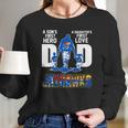 Jayhawks Dad A Son’S First Hero A Daughter’S First Love Shirtn Women Long Sleeve Tshirt