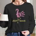 Jeep Wave Flamingo Women Long Sleeve Tshirt