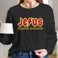 Jesus Rocks Highway To Heaven Women Long Sleeve Tshirt