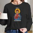 Jesus What In Tarnation Meme Wot N Salvation Women Long Sleeve Tshirt