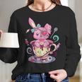 Kawaii Pastel Goth Cute Creepy Rabbit Menhera Occult Bunny V2 Men Women T-Shirt Graphic Print Casual Unisex Tee Women Long Sleeve Tshirt