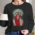 Krampus Vintage Germanic Christmas Krampus Women Long Sleeve Tshirt