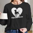 Ladies Pitbull Mama Pitt Bully Dog Lover Gift Women Long Sleeve Tshirt