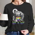 Lgbt Jack Skellington The Nightmare Before Christmas Love Is Love Halloween Shirt Mf Women Long Sleeve Tshirt