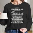 Lucky Son In Law Off A Freaking Mother In Law Women Long Sleeve Tshirt