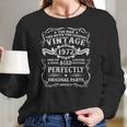 Mens 50 Years Old Gifts Vintage 1972 Man Myth Legend 50Th Birthday Women Long Sleeve Tshirt