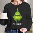 Merry Christmas Grinch Ew People Funny The Grinch Women Long Sleeve Tshirt