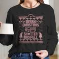 Merry Christmas Shitter Was Full Shitter Funny Retro Classic Xmas Women Long Sleeve Tshirt