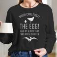 Neil Degrasse Tyson Chicken Or The Egg Women Long Sleeve Tshirt