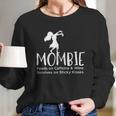 Noffish Women Mombie Feeds On Caffeine And Wine Women Long Sleeve Tshirt