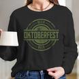 Oktoberfest Vintage Beer Logo Women Long Sleeve Tshirt