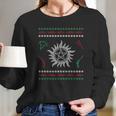 Pentagram Ugly Christmas I Sam Dean Ugly Sweater Women Long Sleeve Tshirt