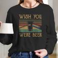 Pink Floyd Vintage Wish You Were Beer Shirt Women Long Sleeve Tshirt