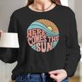 Pink Groovy Here Comes The Sun Classic For Women Men Women Long Sleeve Tshirt