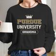 Purdue University Grandma Great Gift For Grandparents Women Long Sleeve Tshirt